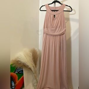 Pink glitter evening dress. Size 4